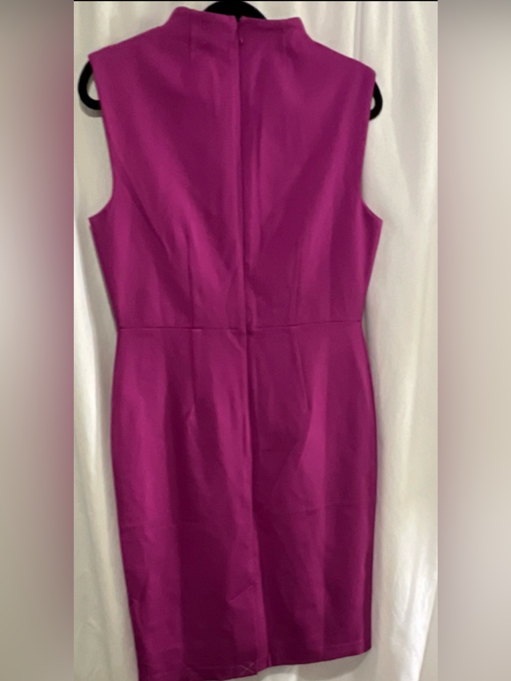 Ann Taylor Sleeveless Fuchsia Sheath Dress size 6